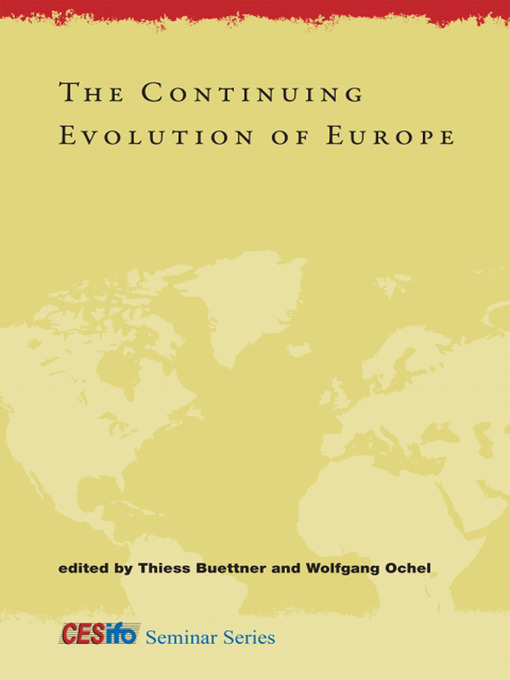 Title details for The Continuing Evolution of Europe by Thiess Buettner - Available